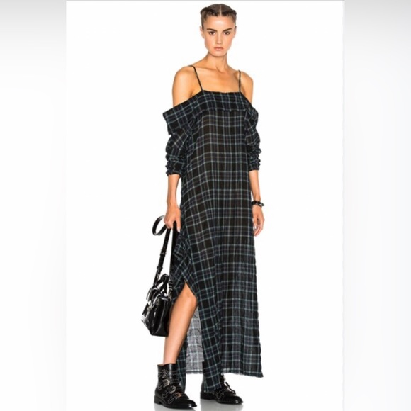 R13 long lightweight plaid dress - Picture 4 of 4